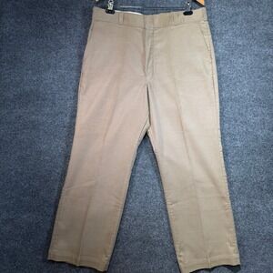 Big Mac Pinwale Corduroy Workwear Pants Mens 38x29 Talon Zip Made in USA Vintage